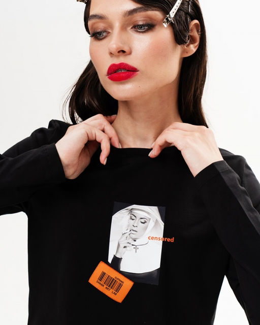 Лонгслив с принтом 61.10 SAHAR art lab  фото 4