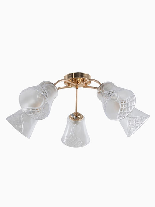 Люстра 12276/5FGD, 5×40 Вт, E27, 64×18×23 см, золото