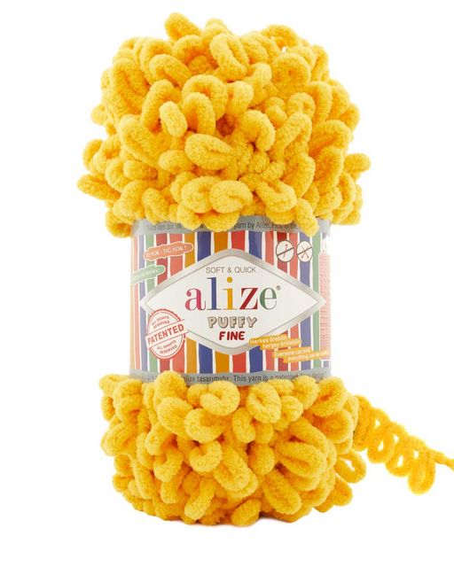 Пряжа Alize - Пуффи файн (Puffy fine), упаковка 5 шт