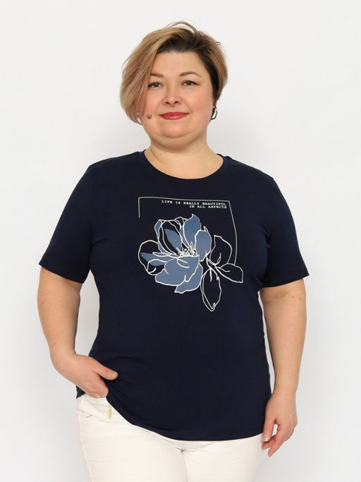 CRB wear/CSLW 60358-43 Футболка женская,голубой/Ex.Cherubino  фото 8