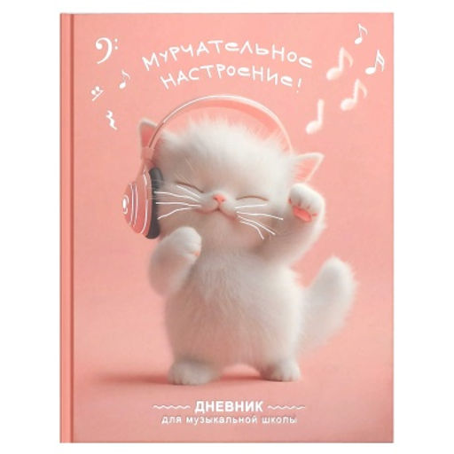 Дневник школьный (для музыкальной школы) арт. 72681 КОТЕНОК МЕЛОМАН /