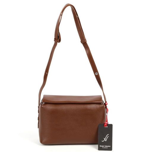 Женская кожаная сумка Sergio Valentini SV-785 Кофе  фото 2