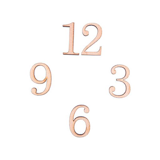 Заготовка для декорирования Mr. Carving ВД-067 цифры Классические фанера 0.3 см 4 шт