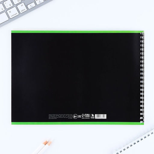 Цена за 2 шт. Альбом для рисования А4 32 листа на пружине «Смайл»