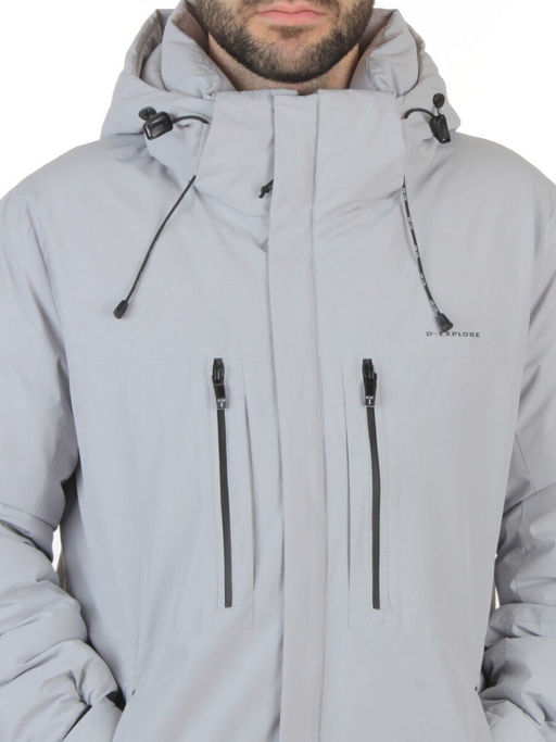 D6300 LT. GRAY Куртка мужская зимняя (200 гр. био-пух)