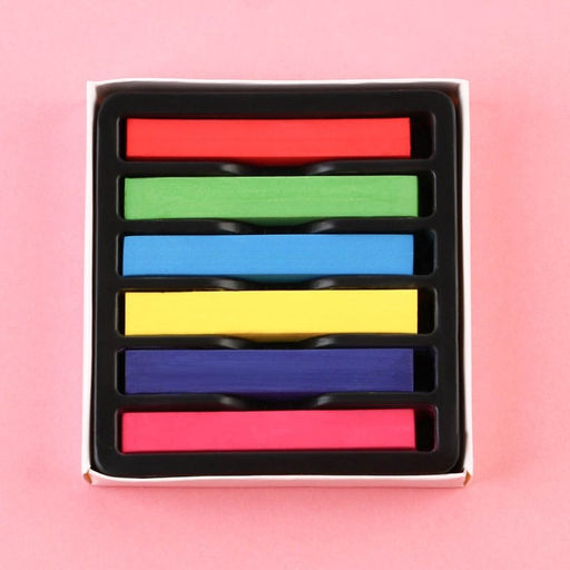 Мелки для волос «Твой новый образ», 6 цветов