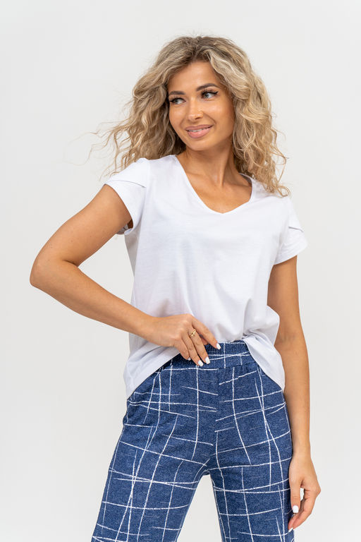 Костюм Натали футболка и брюки кулирка хлопок  фото 12