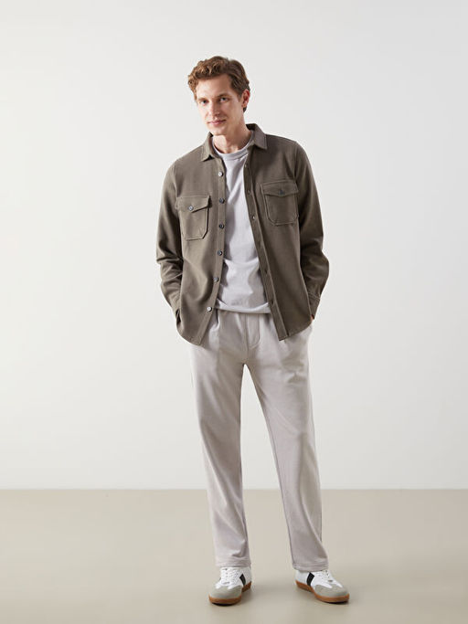 Slim Fit Uzun Kollu Erkek G?mlek