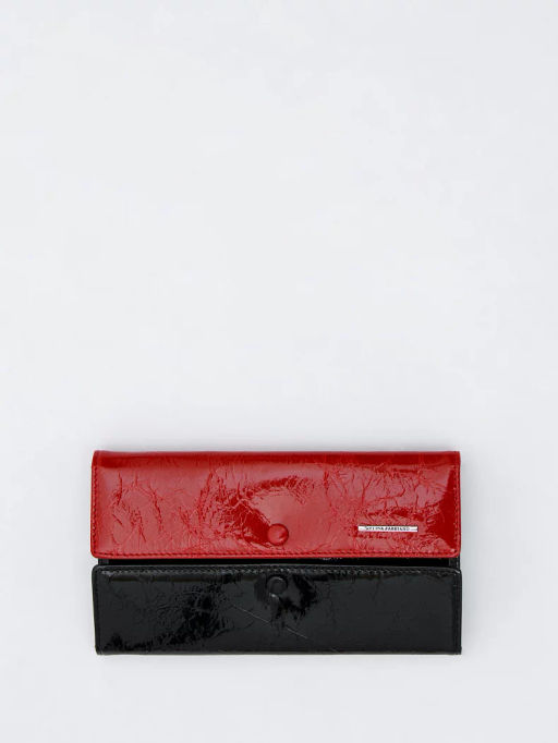 Кошелек 7023-14 black red Velina Fabbiano