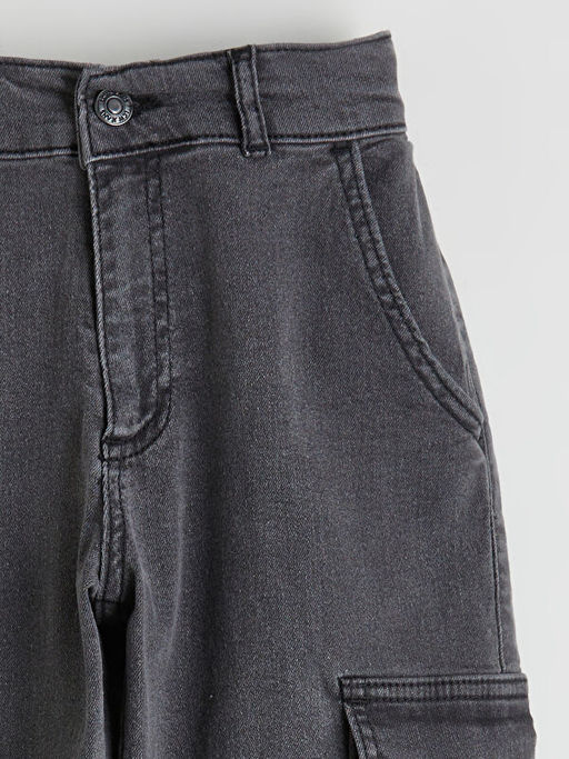 Erkek ?ocuk Kargo Jean Pantolon