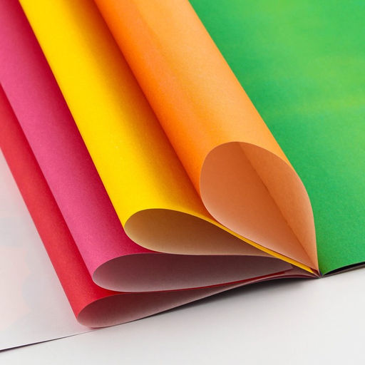 Цена за 10 шт. Бумага цветная односторонняя А4 «Котик» 16 листов 16 цветов газетная, 45 г/м²