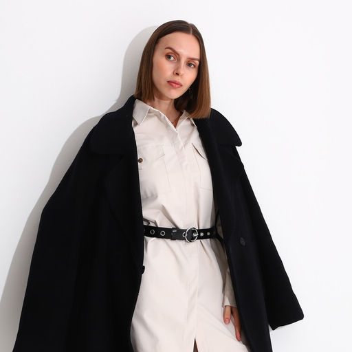 Ремень женский, ширина 3 см, винт, пряжка метал, люверсы, цвет чёрный - Simaland фото 3