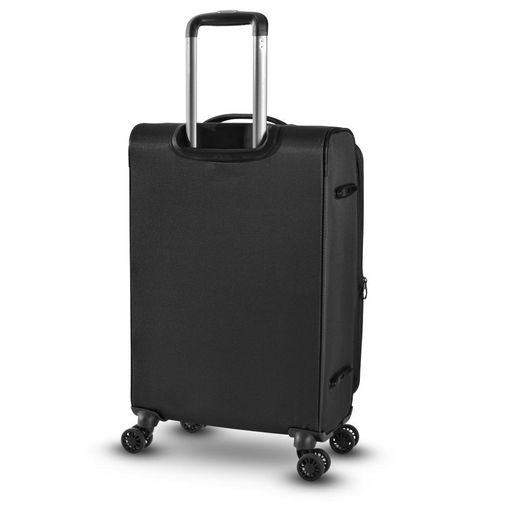 Чемодан (комплект из 3-х) , ткань, 50128 Черный