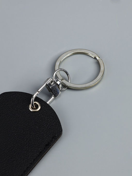 Цена за 3 шт. Брелок - чехол для магнитных ключей домофона, прямоугольный, чёрный, под нанесение, 4.5×7 см