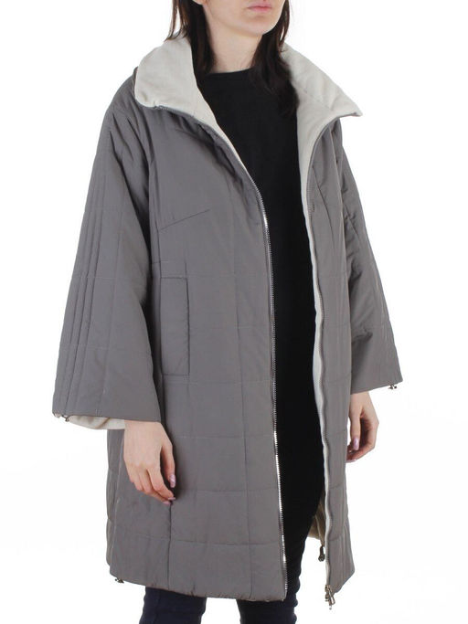 8862 GRAY Куртка демисезонная женская