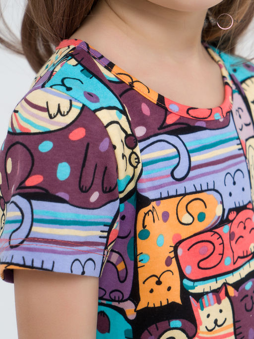 Платье Лето коты в горошек new - Sovalina фото 19