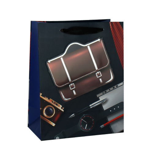 Пакет подарочный 23,5х19,5х8 / 1394S /уп 12/720/23 февраля микс - Галеонтрейд фото 3