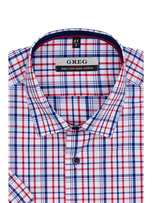 Сорочка мужская короткий рукав GREG 265/201/8951/1p  фото 2