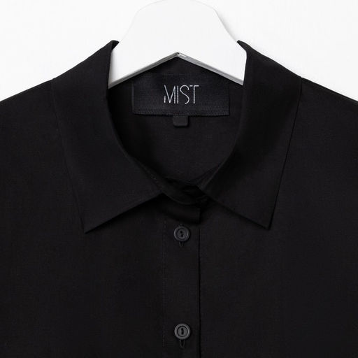 Рубашка женская MIST: Classic Collection, размер 44, чёрная