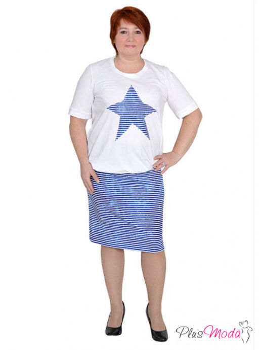 Юбка Модель №226 размеры 44-80 - Plusmoda фото 4