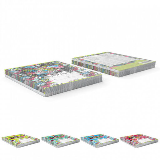 Цена за 10 шт. Тетрадь школьная ученическая ErichKrause Scooter Master, 18 листов, клетка (в плёнке по 10 шт.)_MIX-PACK  фото 9