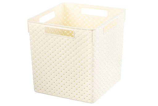 Коробка для хранения квадратная 23 л 29,4*29,4*30,1 см Береста с крышк(слон. кос) (модель 6823126) - Elan gallery фото 3