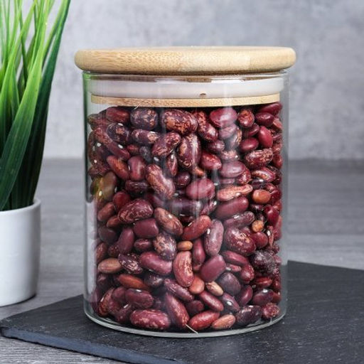 Банка для сыпучих бамбуковая крышка d-85/100 мм 500 мл /GT-35-121/уп120/ - Галеонтрейд фото 2