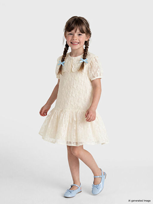 Платье Bebe Yaka кружевное для девочек