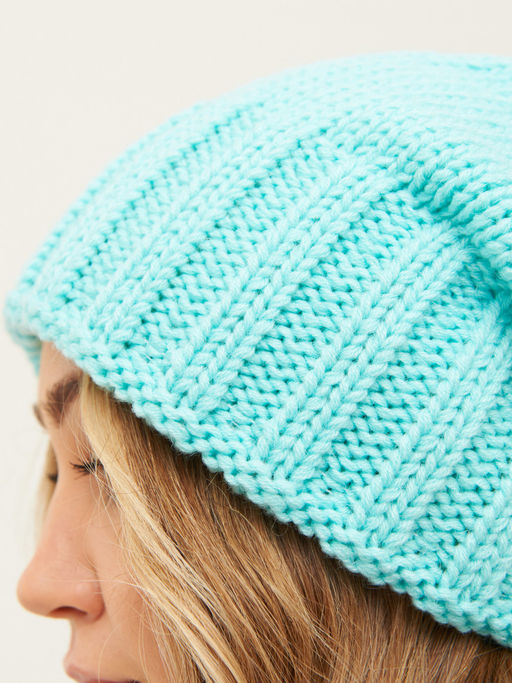 Шапка а1274 лазурный - Стим фото 4