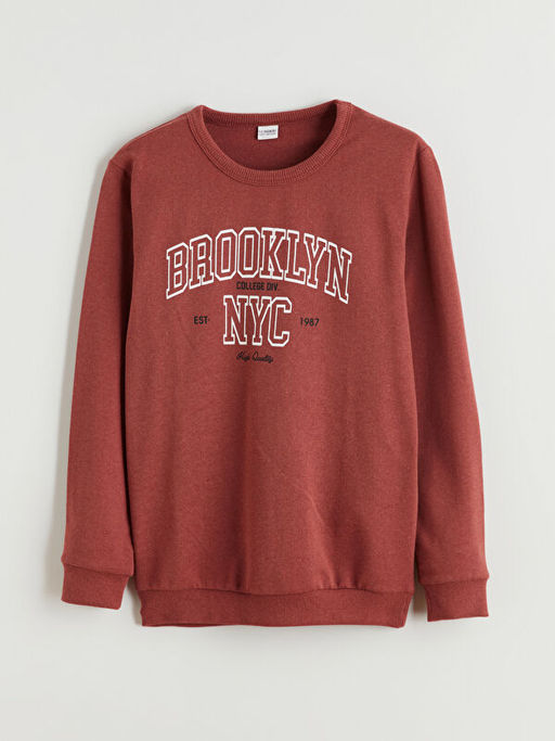 Bisiklet Yaka Erkek ?ocuk Sweatshirt