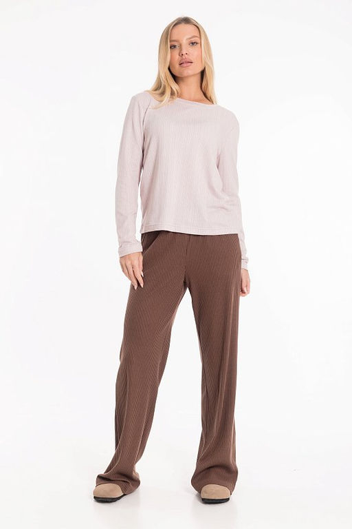 Лонгслив М325262лб лиловый/белый - Елена фото 4