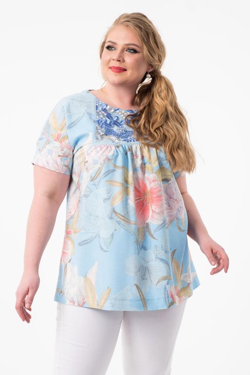 Блуза М3-4129/1 - Wisell фото 3