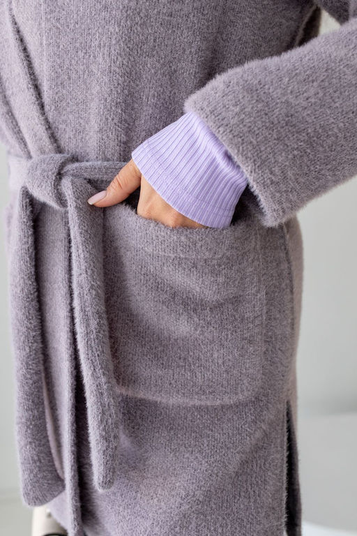 Кардиган КА-016 серо-лиловый - Angelika фото 2