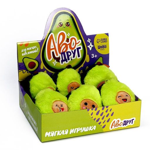 Цена за 6 шт. Мягкая игрушка Аводруг, МИКС - Milo toys фото 6