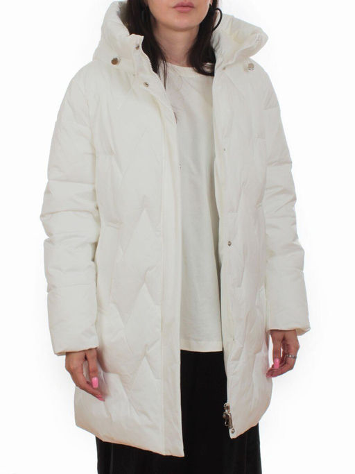 2404 WHITE Куртка зимняя женская (200 гр. холлофайбер)