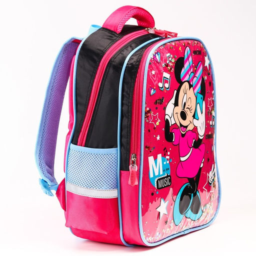 Рюкзак школьный для девочки, розовый, 39 см ? 30 см ? 14 см Music, Минни Маус - Disney фото 9