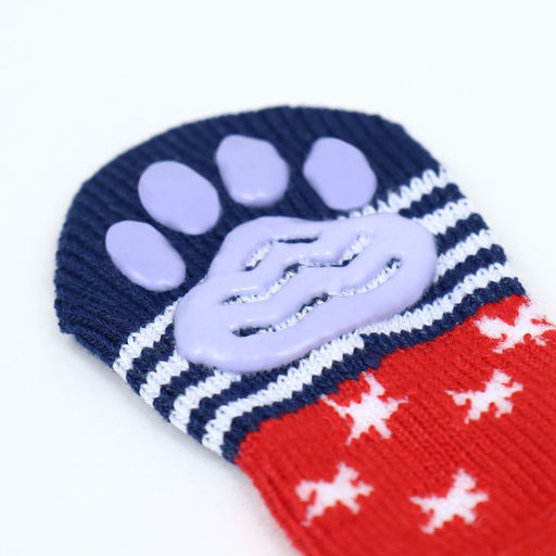 Носки нескользящие Звёзды, размер L (3,5/5 * 9 см), набор 4 шт - Пижон фото 2