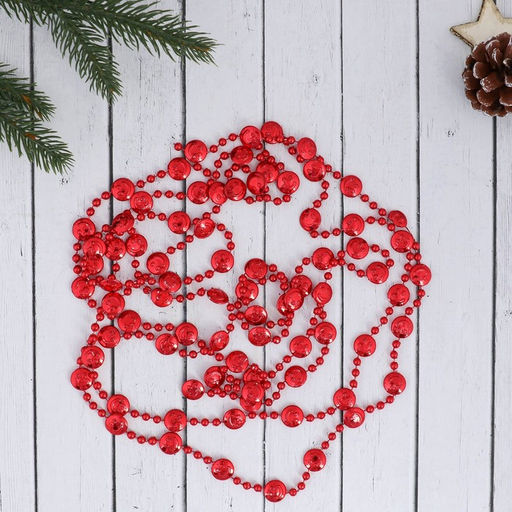 Бусы на ёлку Смайл, длина 2.7 м, МИКС - Зимнее волшебство фото 4