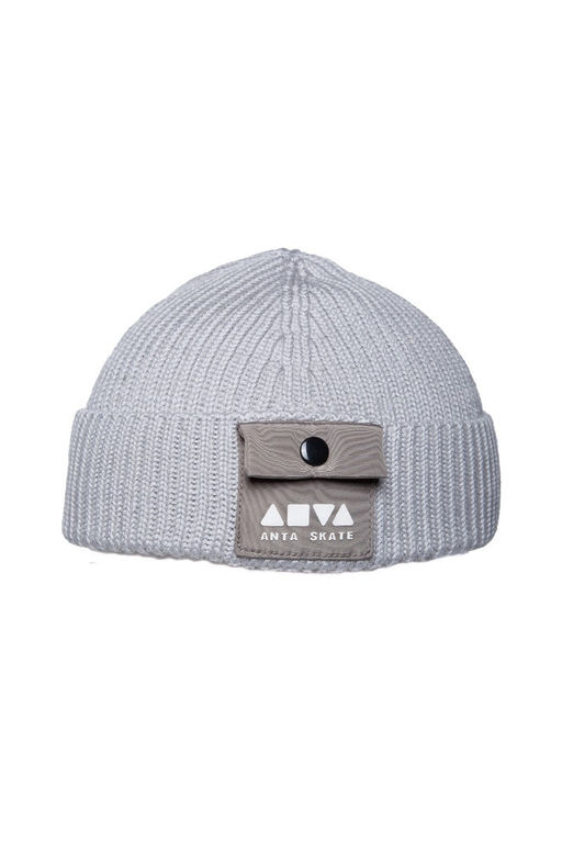 Шапка Серый Beanie - Anta фото 2
