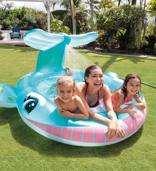 Бассейн надувной с фонтаном Кит 201х196х91см, от 2-х лет INTEX  фото 2