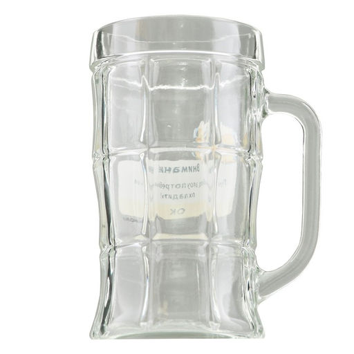 Кружка пивная с надписью «Внимание!», 500 мл, 18+