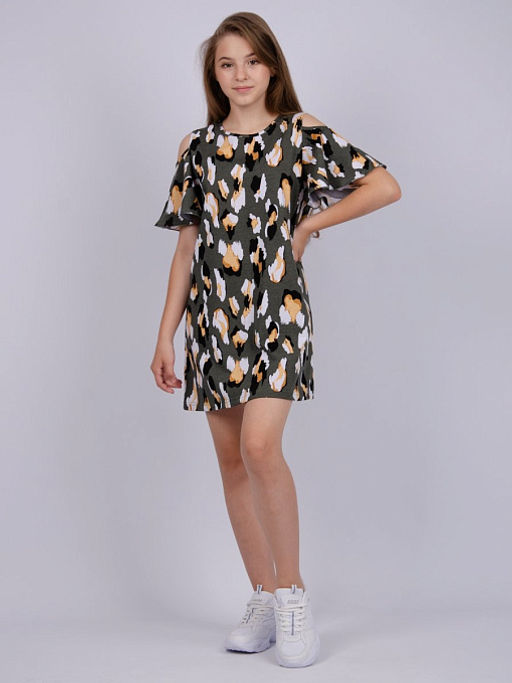 Платье ПЛ-318-хаки - Ihomelux фото 4