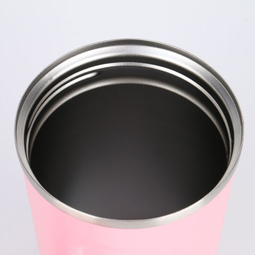 Термокружка Мастер К Original, 500 мл, Original, с надписью Coffee, сохраняет тепло 10 ч, нержавеющая сталь, розовая  фото 3