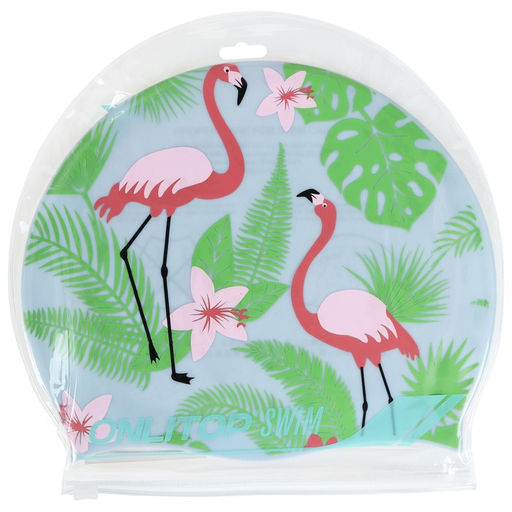 Шапочка для плавания детская ONLITOP, силиконовая, обхват 46-52 см  фото 6