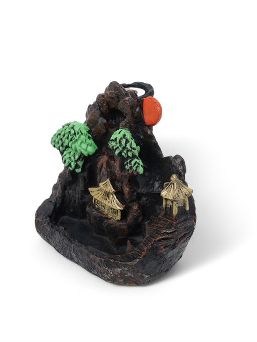 Подставка для благовоний TAKE IT EASY «Храм в горах», набор благовоний конусы, стелющийся дым, 9.5×12.5 см