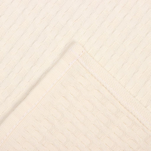 Полотенце Доляна цв. белый 35х60 см, 100% хл, крупная вафля 220 г/м2  фото 4