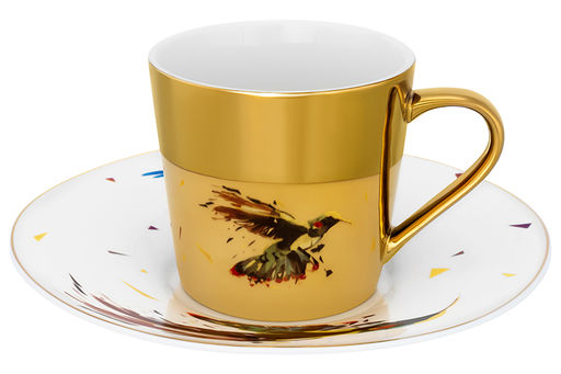 Чайная пара 2 пр. 250 мл 11*8,5*8 см Колибри, фарфор - Elan gallery фото 4