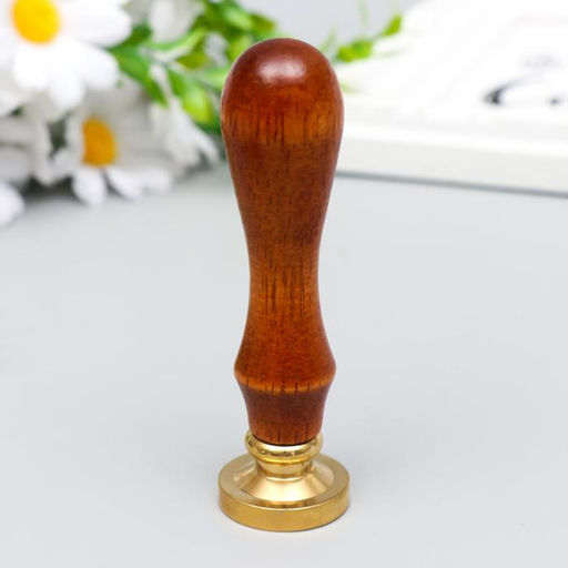 Печать для сургуча с деревянной ручкой «Ландыши», 9×2.5×2.5 см