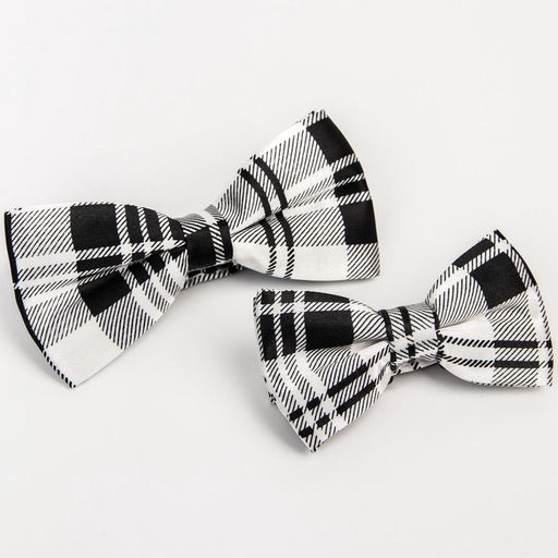 Галстук - бабочка для мальчика и папы M&B Family look, 2 шт., серый