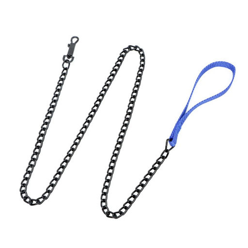 Поводок металлический, 120 см х 2,5 мм, черный - Пижон фото 2